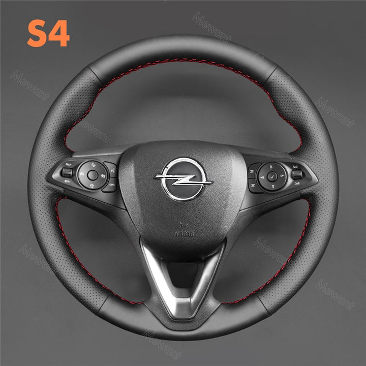 Steering Wheel Cover For Opel Astra Corsa Crossland X Insignia Karl Zafira