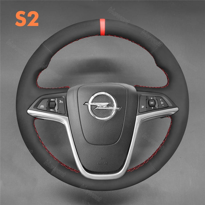 Steering Wheel Cover For Opel Astra Mokka Zafira Insignia Ampera Cascada Meriva 2009-2017