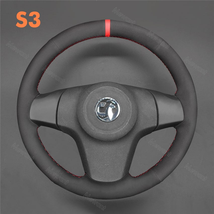 Steering Wheel Cover for Vauxhall Corsa (D) 2006-2015 | Mewant - Stitchingcover
