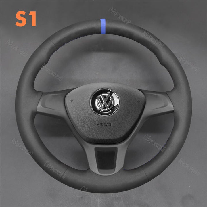 Steering Wheel Cover For Volkswagen VW Amarok T6 California Caravelle Kombi Multivan Transporter 2015-2021