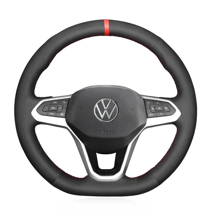 Steering Wheel Cover For Volkswagen VW Atlas Cross Sport Taos Media 1 of 4
