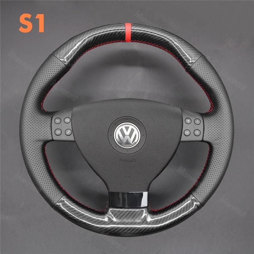 Steering Wheel Cover For Volkswagen VW EOS MK5 2005 2006 2007 2008 Media 2 of 2