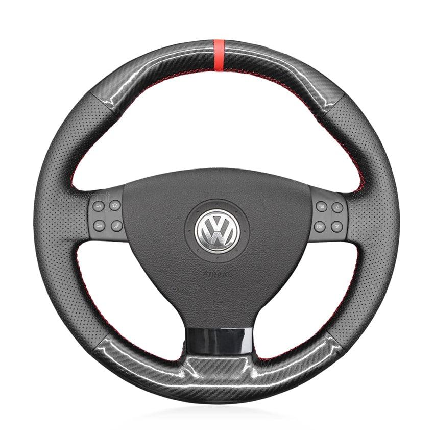 Steering Wheel Cover For Volkswagen VW EOS MK5 2005 2006 2007 2008