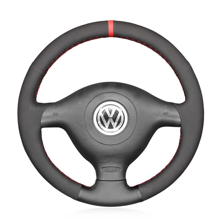 Steering Wheel Cover For Volkswagen VW Golf 4 Passat B5 Variant Polo Bora Sharan Media 1 of 5