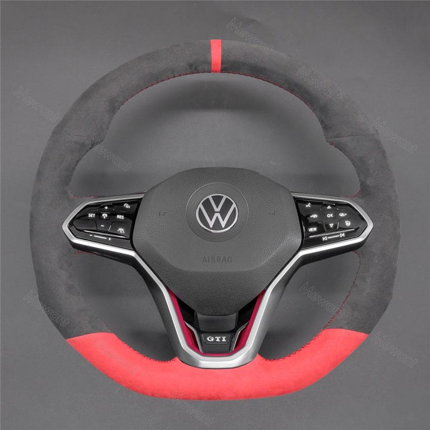 Steering Wheel Cover For Volkswagen VW Golf 8 GTI8 GTD8 GTE8 R8 Arteon Tiguan Touareg Media 2 o