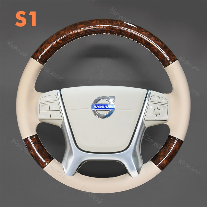 Steering Wheel Cover For Volvo S80 XC60 XC70 2010-2013