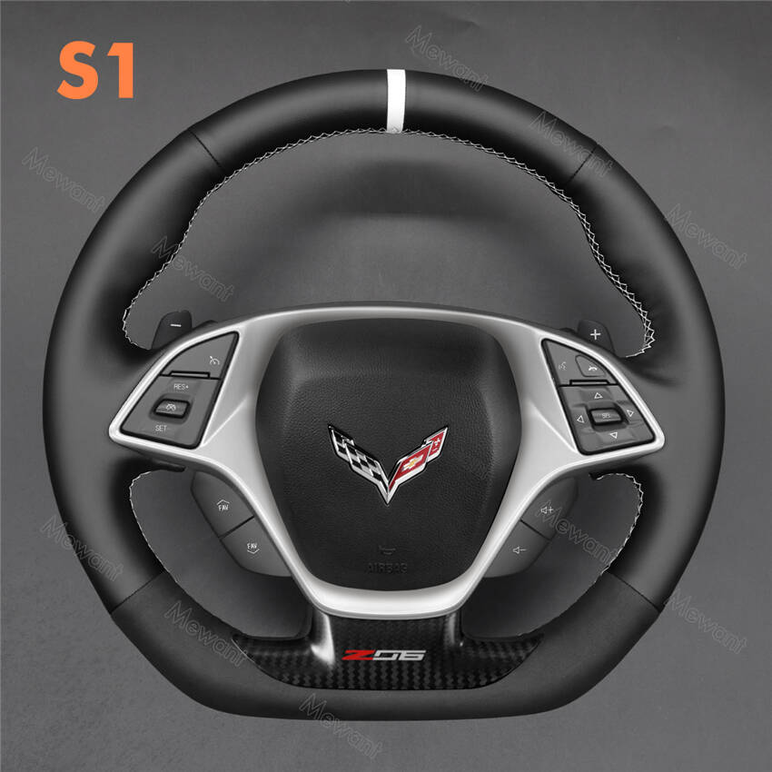 Steering Wheel Cover for Chevrolet Corvette C7 2015-2020