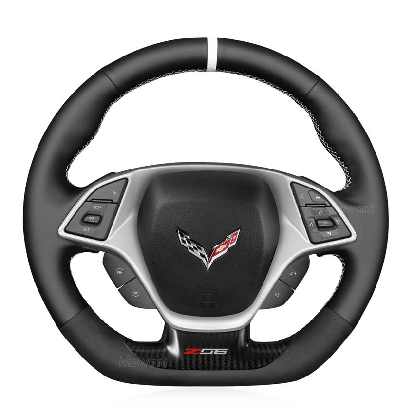 Steering Wheel Cover for Chevrolet Corvette C7 stingray Z06 2015-2020