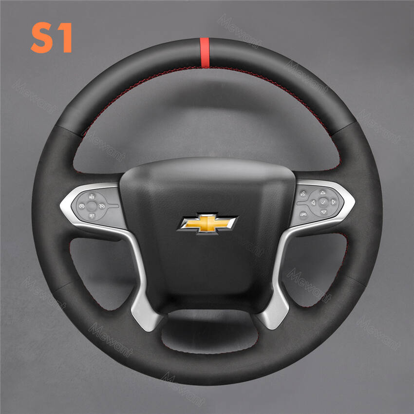 Steering Wheel Cover for Chevrolet Silverado 1500 Suburban Tahoe 2015-2022
