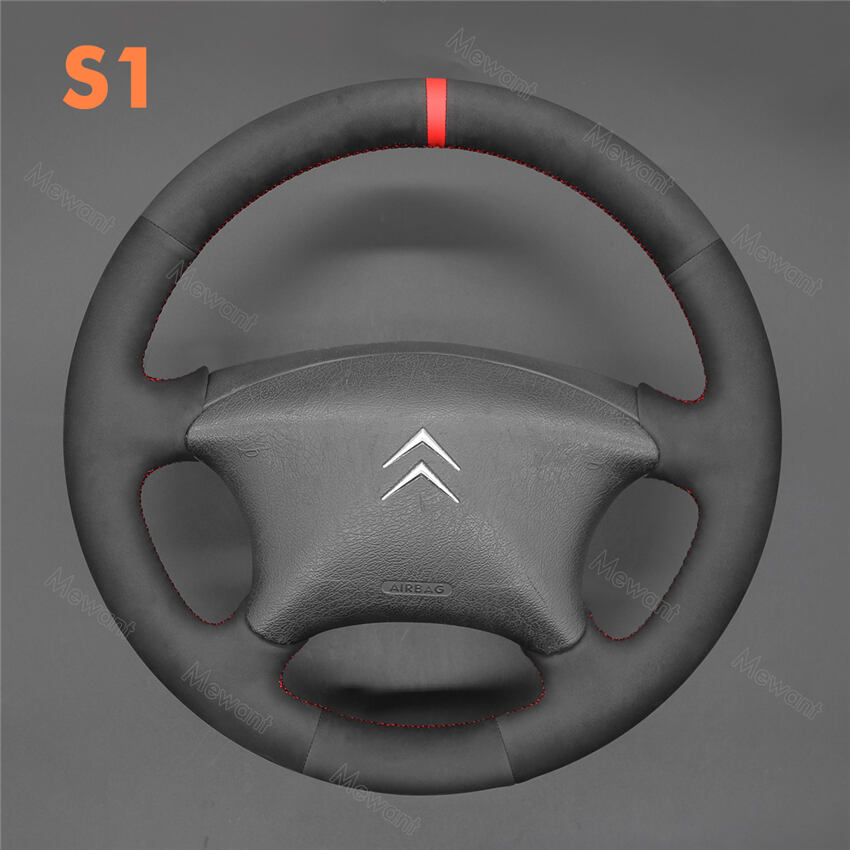 Steering Wheel Cover for Citroen Berlingo Jumpy Xsara Picasso C5 C8 2001-2013