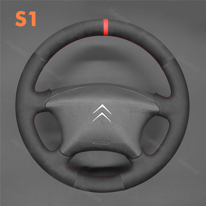 Steering Wheel Cover for Citroen Berlingo Jumpy Xsara Picasso C5 C8 2001-2013