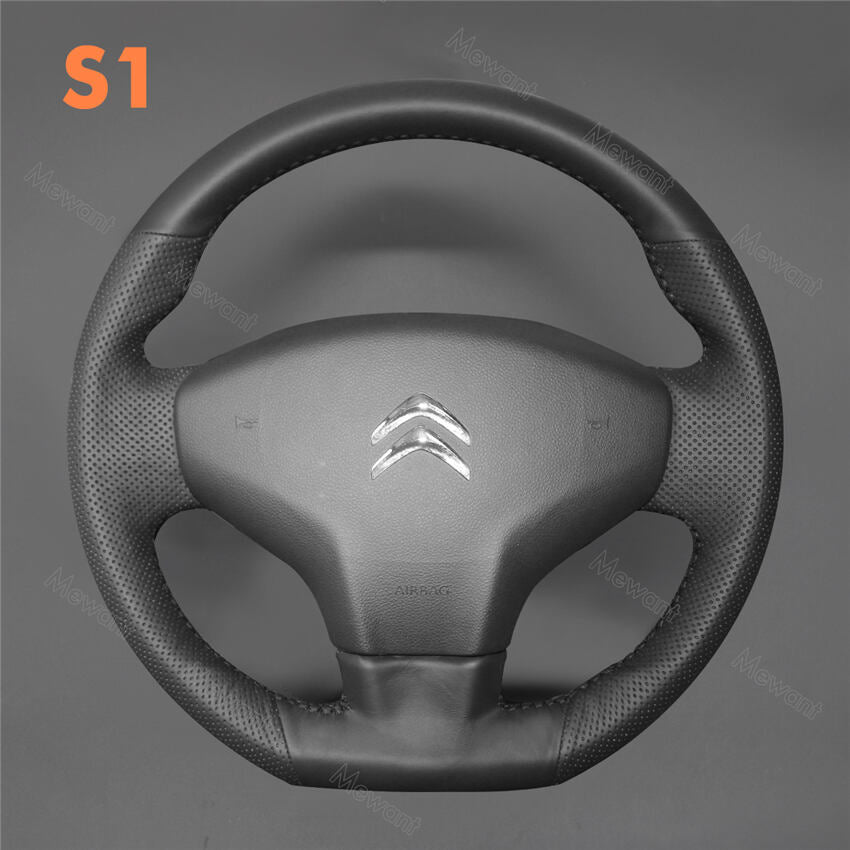 Steering Wheel Cover for Citroen C3 2009-2016 C-Elysee 2016-2019