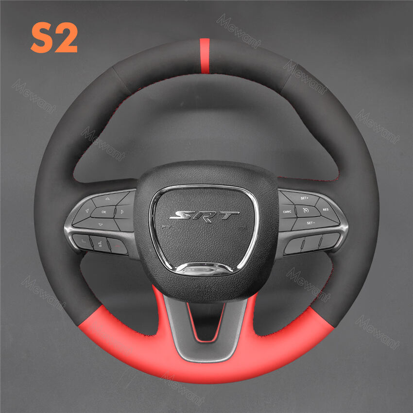 Steering Wheel Cover for Dodge Challenger Charger 2015-2021