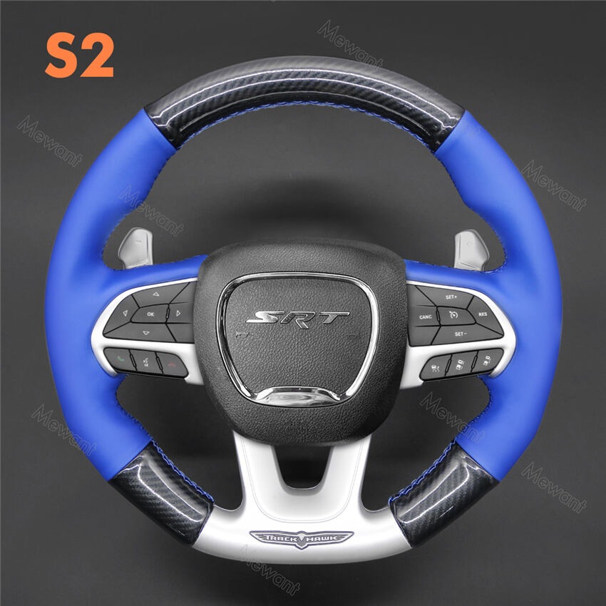Steering Wheel Cover for Dodge SRT Challenger Charger Durango 2015-2021