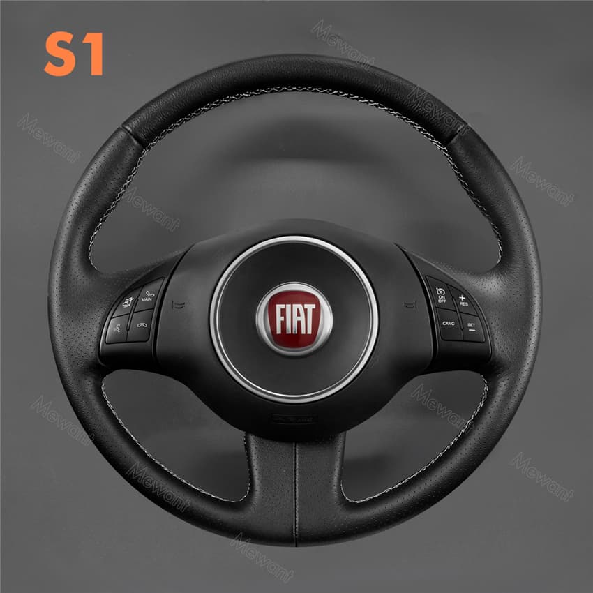 Steering Wheel Cover for Fiat 500c 500e 2007-2017