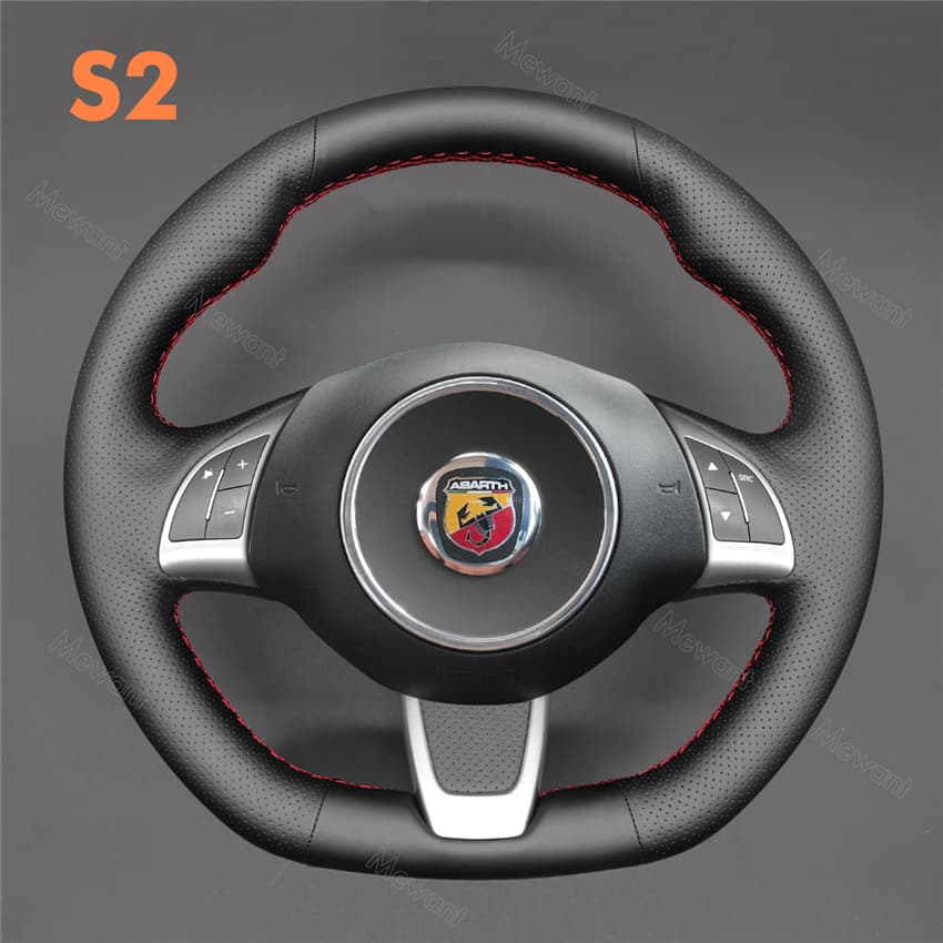 Steering Wheel Cover for Fiat Abarth 500 500C 2013-2017