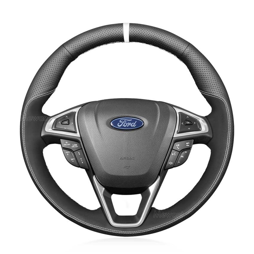 Steering Wheel Cover for Ford Edge Fusion Galaxy Mondeo S-Max 2013-2024
