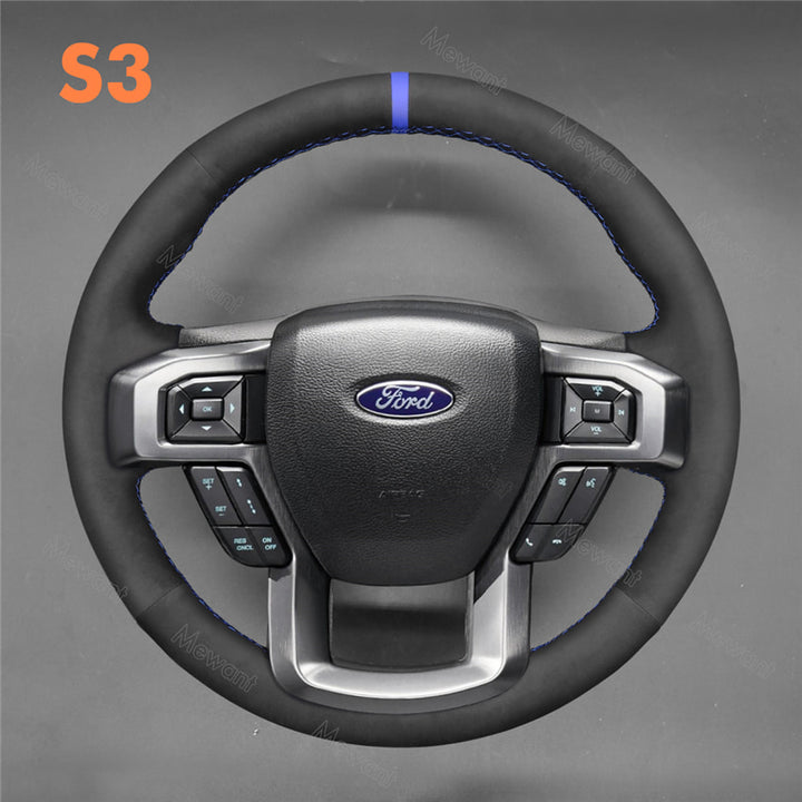 Steering Wheel Cover for Ford F-150 F-250 F-350 F-450 Expedition 2015-2023