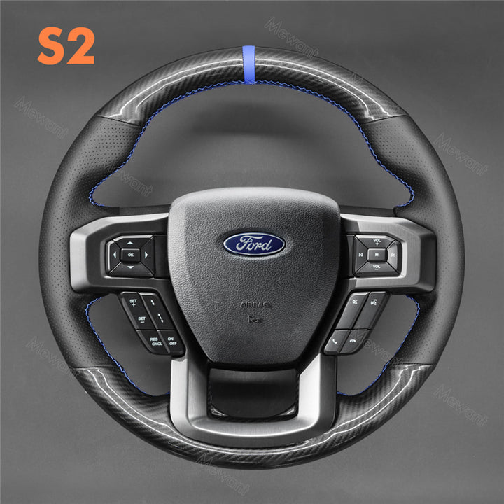 Steering Wheel Cover for Ford F-150 F150 Raptor 2015-2021