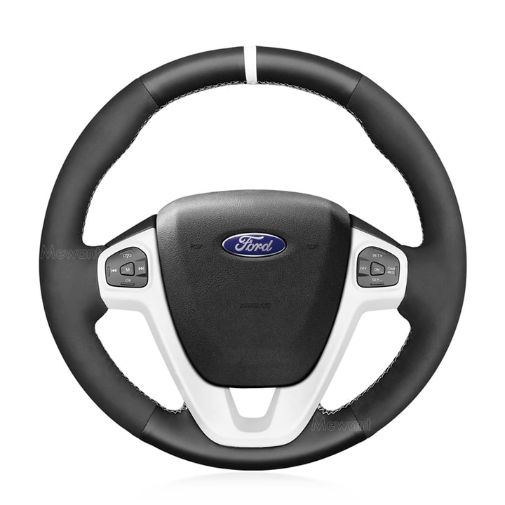 Steering Wheel Cover for Ford Fiesta 2011-2019 - Stitchingcover