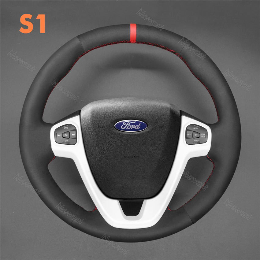 Steering Wheel Cover for Ford Fiesta 2011-2019