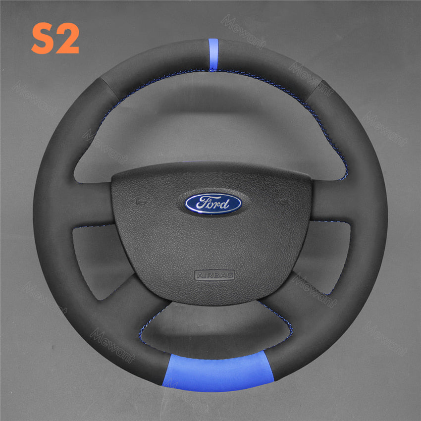Steering Wheel Cover for Ford Focus C-Max Tourneo Connect 2004-2013