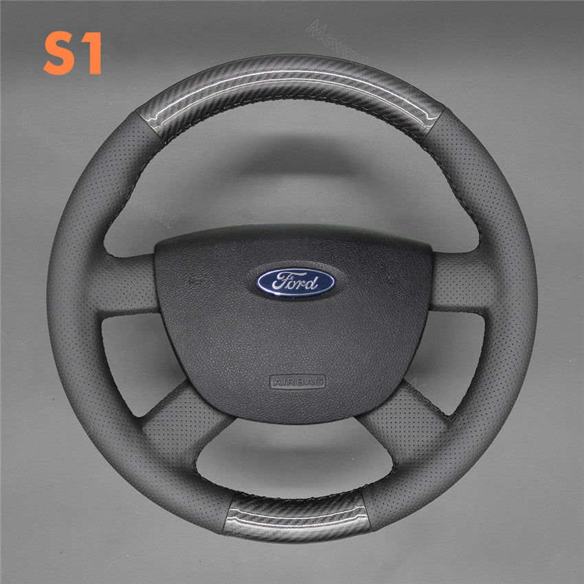 Steering Wheel Cover for Ford Focus C-Max Tourneo Connect 2004-2013