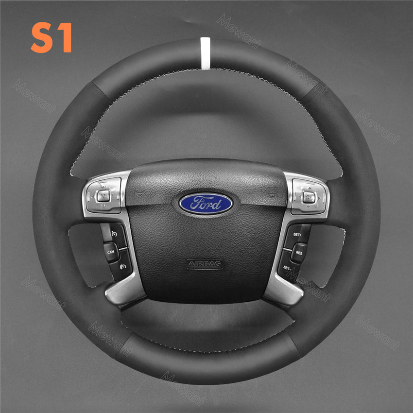 Steering Wheel Cover for Ford Mondeo Galaxy S-Max 2006-2015