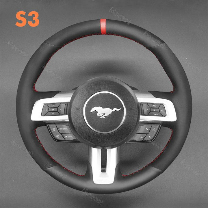 Steering Wheel Cover for Ford Mustang 2015-2023
