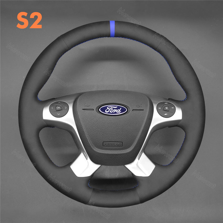 Steering Wheel Cover for Ford Transit Cargo Chassis Cab Connect Grand Cutaway Wagon Passenger Tourneo Connect Custom 2013-2023