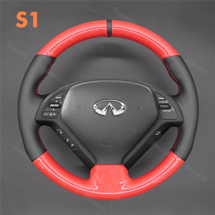 Steering Wheel Cover for Infiniti G25 G35 G37 X30 EX35 EX37 Q40 Q60 QX50