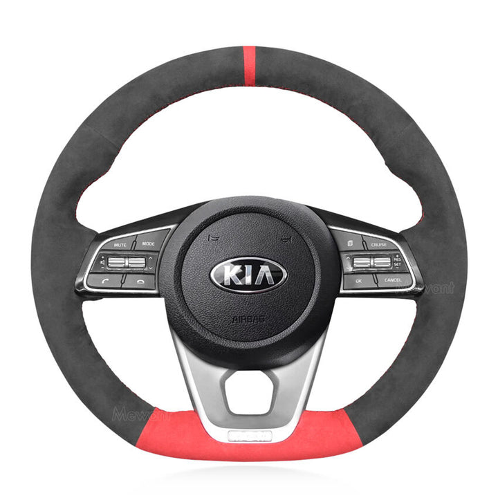 Microfiber Leather Car Steering Wheel Cover For Kia Ceed Xceed Ceed Sw  Pro_ceed Gt Auto Accessories Interior
