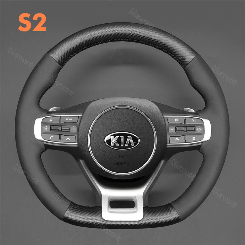 Steering Wheel Cover for Kia Sportage K5 GT GT-Line 2021-2023