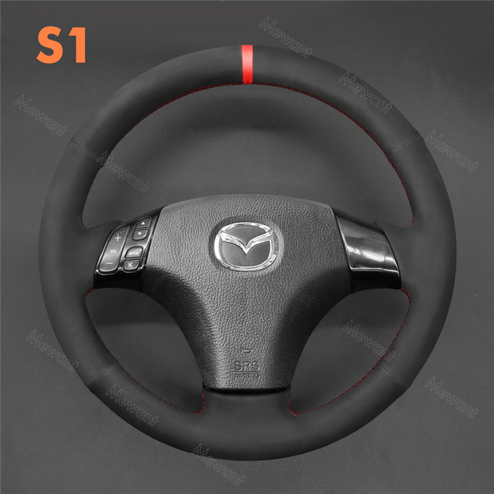 Steering Wheel Cover for Mazda 3 Axela 5 6 Atenza