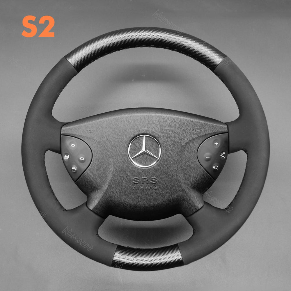 Steering Wheel Cover for Mercedes benz E-Class W211 G-Class W463 第 3 个媒体文件（共 4 个）