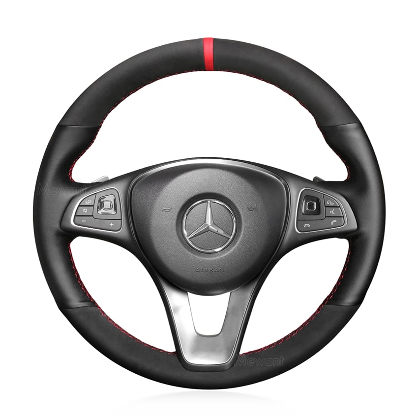 Steering Wheel Cover for Mercedes benz W117 W156 W166 X166 C117 W205 W2013 C218 W213 X253 C253 W447