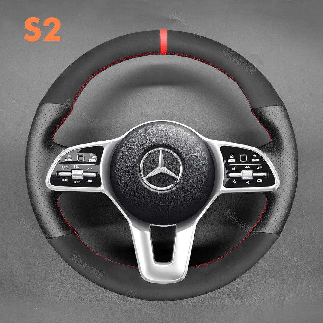 Steering Wheel Cover for Mercedes benz W177 W205 C118 C257 W213 W463 H247 X253 X167