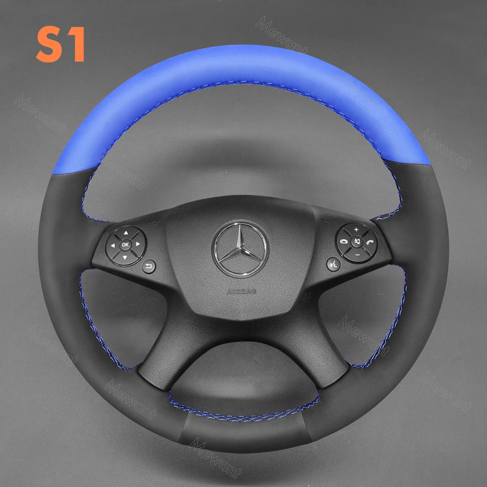 Steering Wheel Cover for Mercedes benz W204 C280 C230 C180 C260 C200 C300 