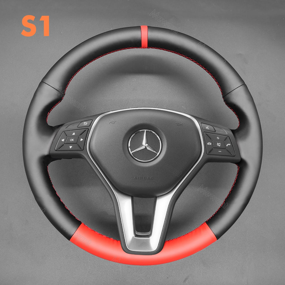 Steering Wheel Cover for Mercedes benz W204 W246 C117 C218 W212 X156 X204