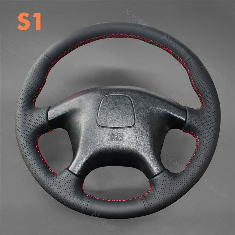 Steering Wheel Cover for Mitsubishi L200 Pajero Montero Pinin Space Gear Shogun Triton Delica 1997-2007