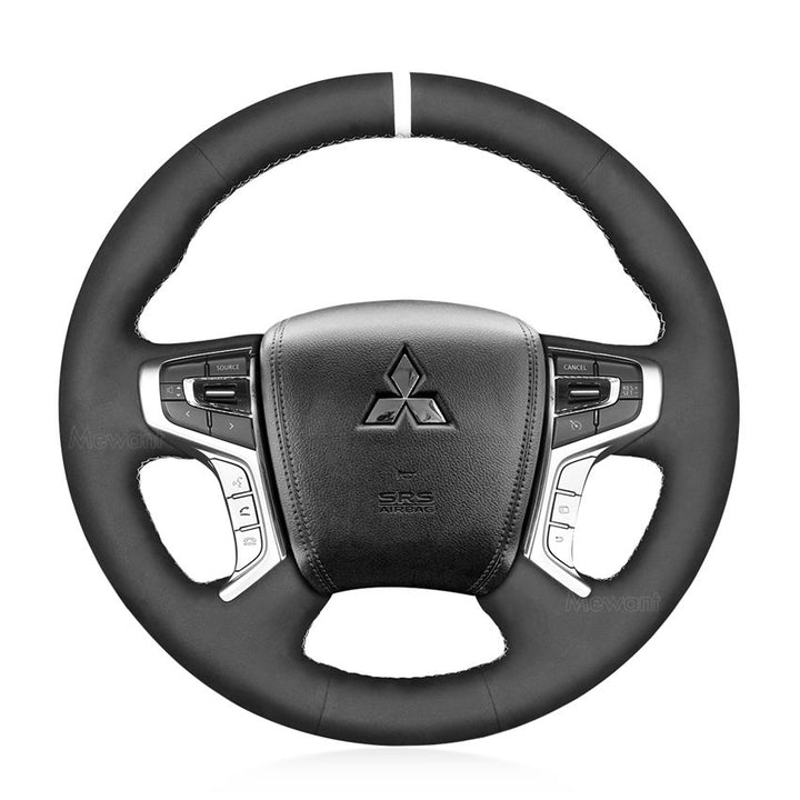 Steering Wheel Cover for Mitsubishi Outlander L200 Shogun Pajero Sport Triton 2015-2021