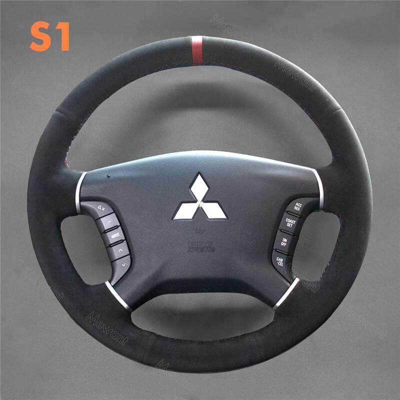 Steering Wheel Cover for Mitsubishi Pajero Montero Shogun Delica 2007-2021