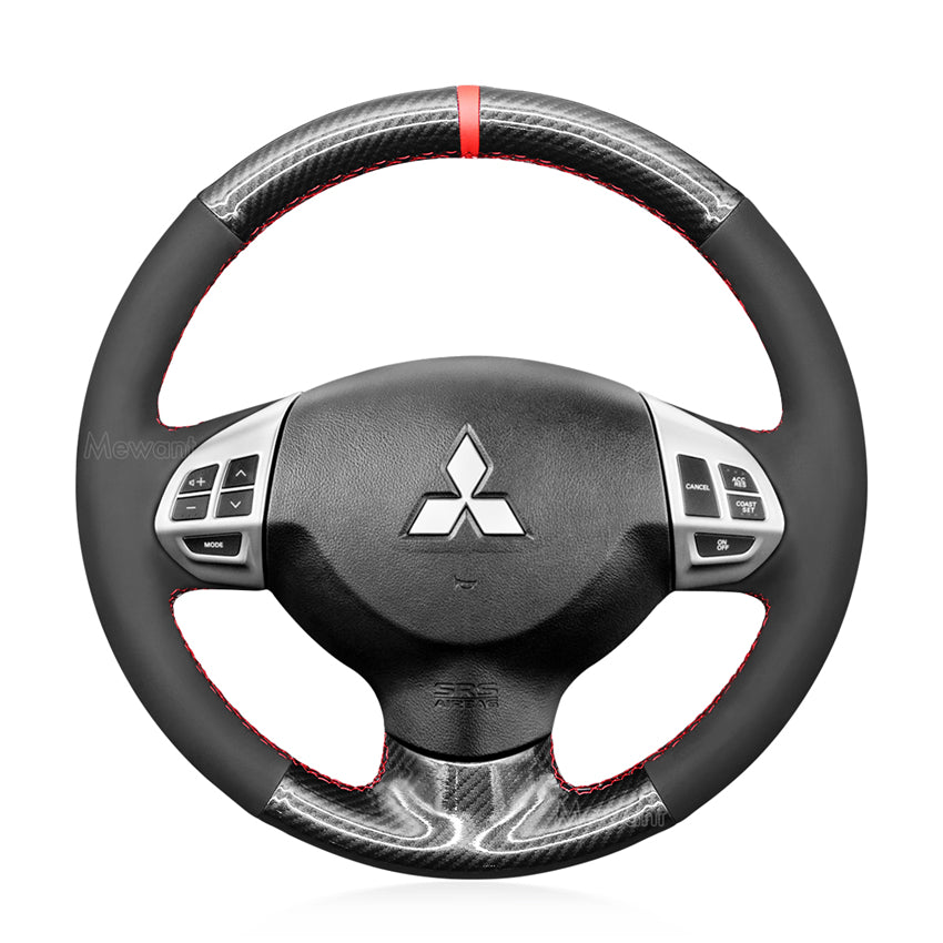 Steering Wheel Cover for Mitsubishi i-MiEV Lancer 9 IX Lancer Sportback Outlander Sport RVR ASX Colt L200 Triton