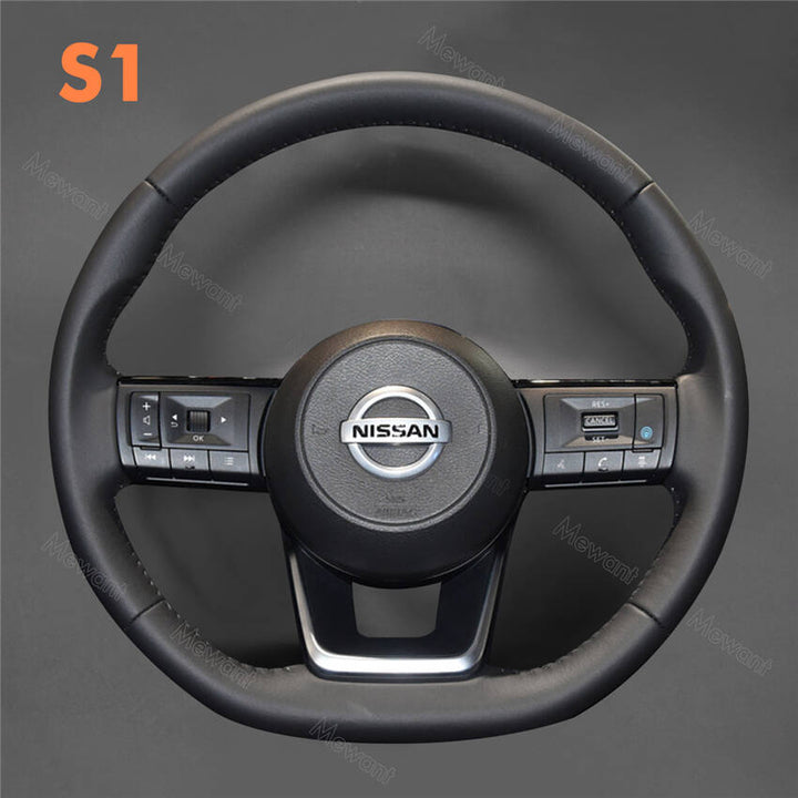 Steering Wheel Cover for Nissan Rogue Pathfinder Qashqai X-Trail 2021-2024