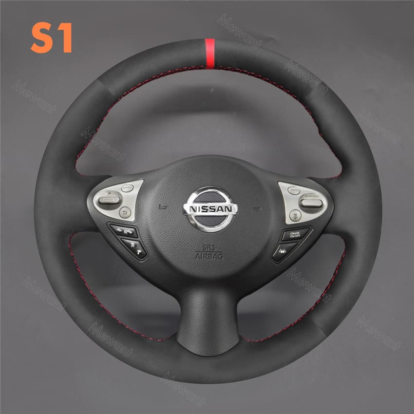 Steering Wheel Cover for Nissan Sentra Juke 370Z 2011-2020 - Stitchingcover