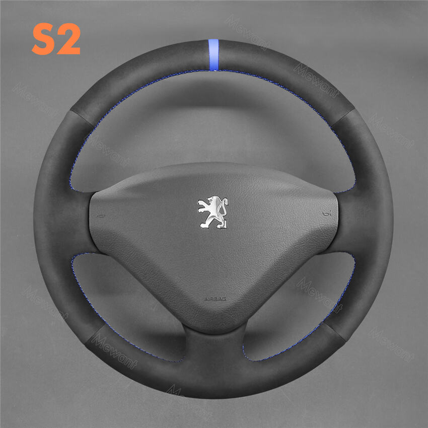 Stuurhoes voor auto's,geschikt voor Peugeot 308 Ⅲ Hatchback 2021 2022 2023 2024 Stuurhoes Gesegmenteerde stuurwielbeschermer.,D-Brown-Type D Stuurhoes voor auto's,geschikt voor Peugeot 308 Ⅲ Hatchback 2021 2022 2023 2024 Stuurhoes Gesegmenteerde stuurwielbeschermer.,D-Brown-Type D