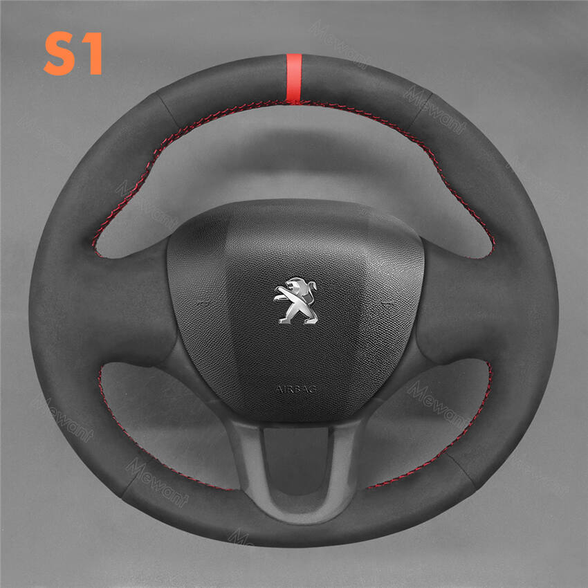 Steering Wheel Cover for Peugeot 208 2008 2011-2019