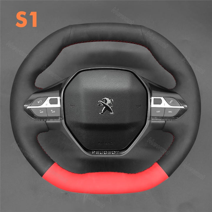 Steering Wheel Cover for Peugeot 208 308 508 SW 2008 3008 5008 Partner Partner 2017-2022