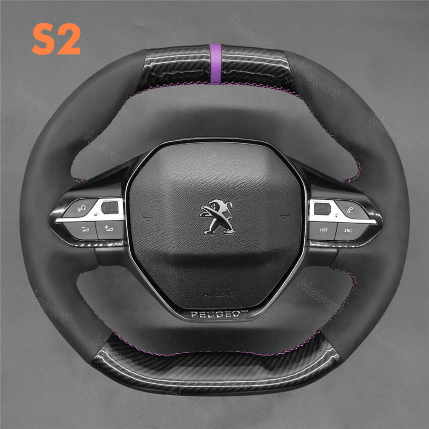 Steering Wheel Cover for Peugeot 308 408 2012-2014 | Mewant - Stitchingcover