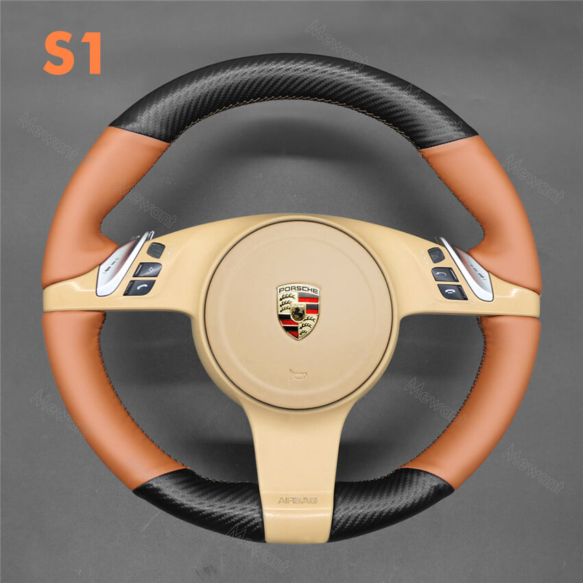 Steering Wheel Cover for Porsche 911 991 Boxster Cayman 981